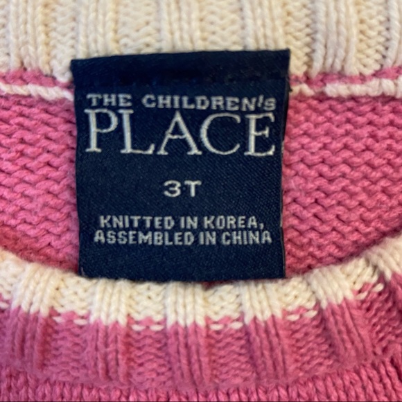 The Children’s Place Pink Snowman Sweater 3T - Picture 5 of 10